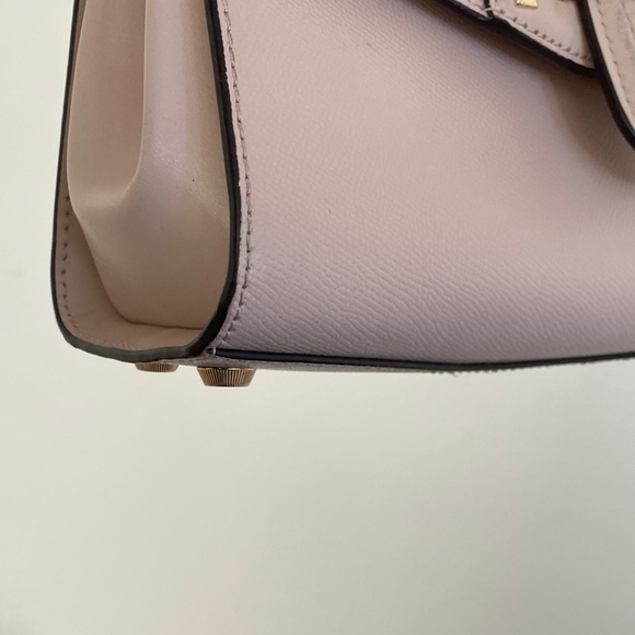 SOLD!Michael Kors Bleeker Small Studded Crossgrain Leather Satchel, Retails $498 - Picture 9 of 17